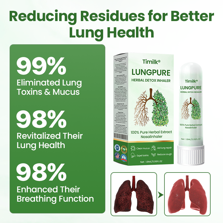✅✅Timilk® LungPure gyógynövényes méregtelenítő inhalátor