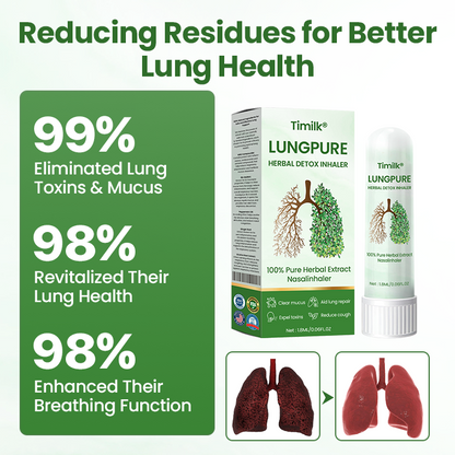 ✅✅Timilk® LungPure gyógynövényes méregtelenítő inhalátor