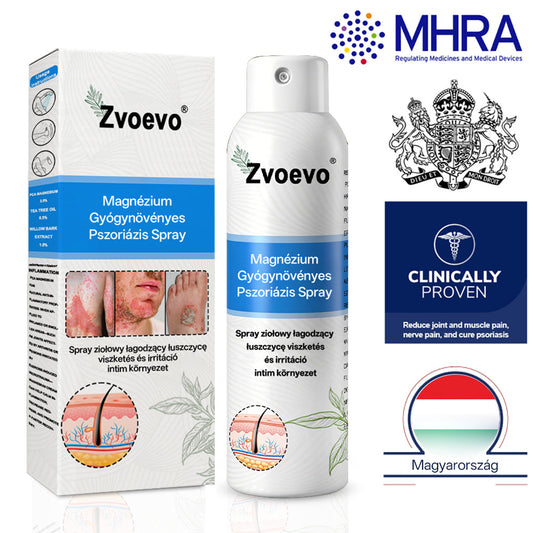 ⭐Zvoevo® 🎉Magnézium Gyógynövényes Pszoriázis Spray
