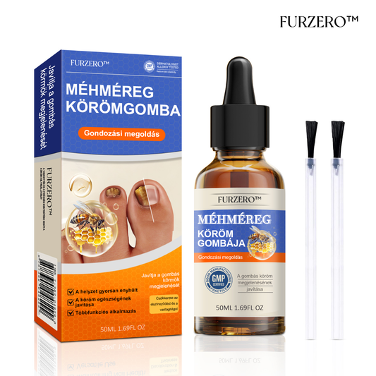 🐝Furzero™Méhméreg Körömgomba Kezelőoldat: Teljes megoldás a körömgomba problémájára🌟👣👣